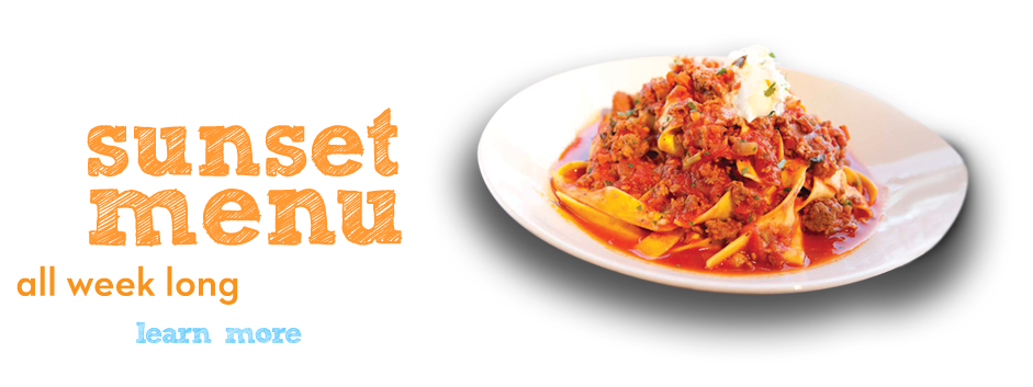 Sunset Menu